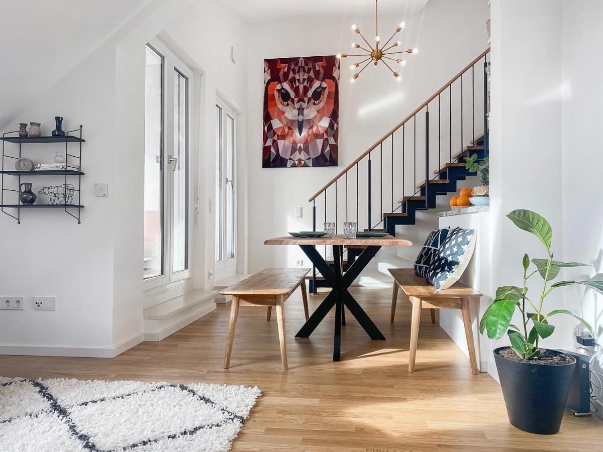 Modern & Stylisch - Penthouse-Feeling Nahe Flughafen Muenchen Apartment Freising Bagian luar foto